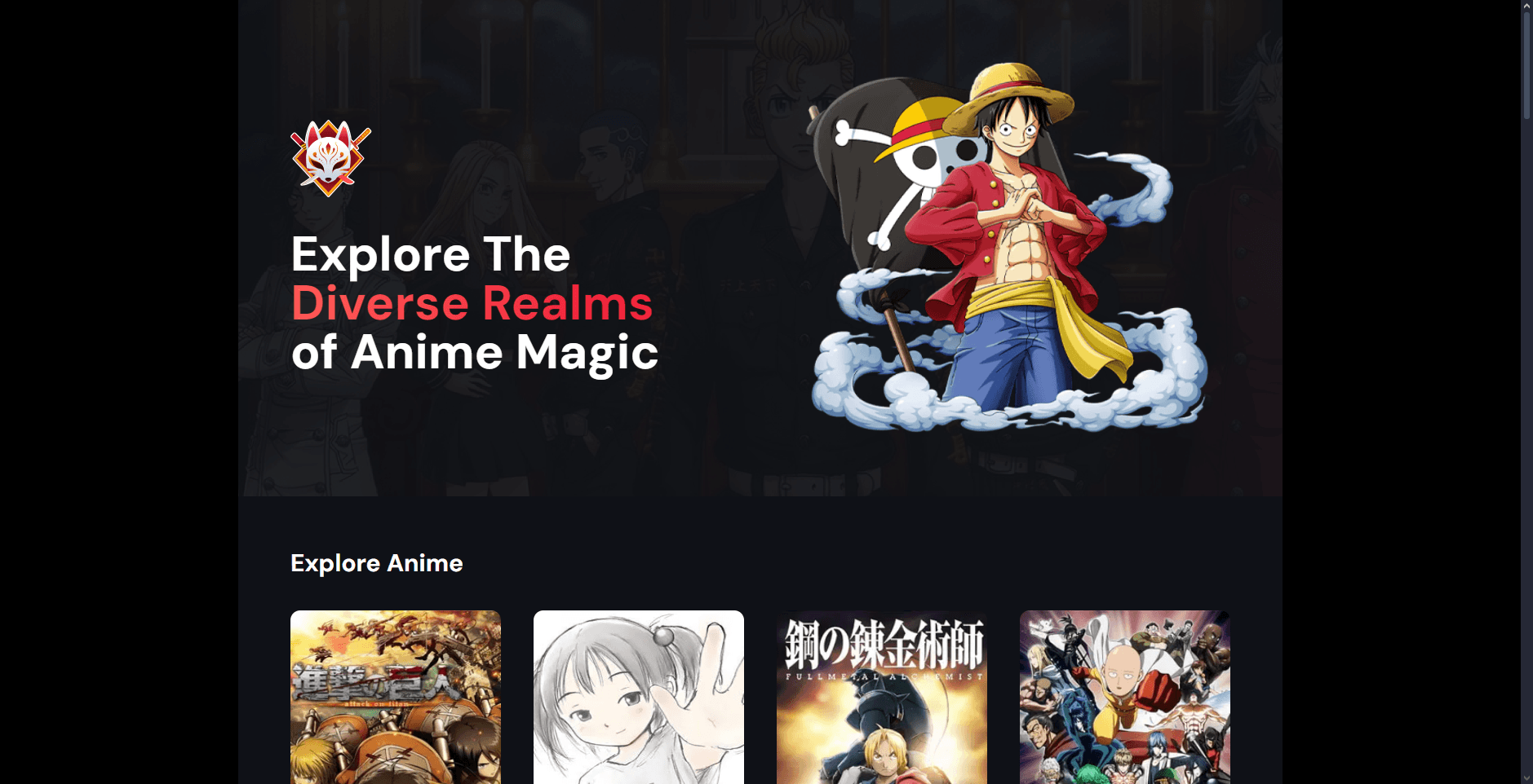 Anime infinity scroll