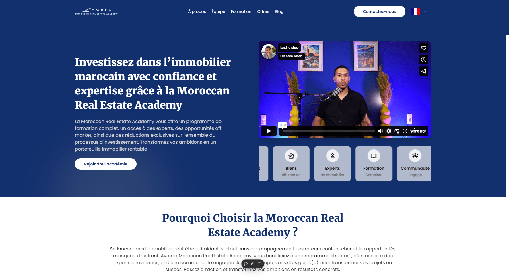 Moroccan Real Estate Academy